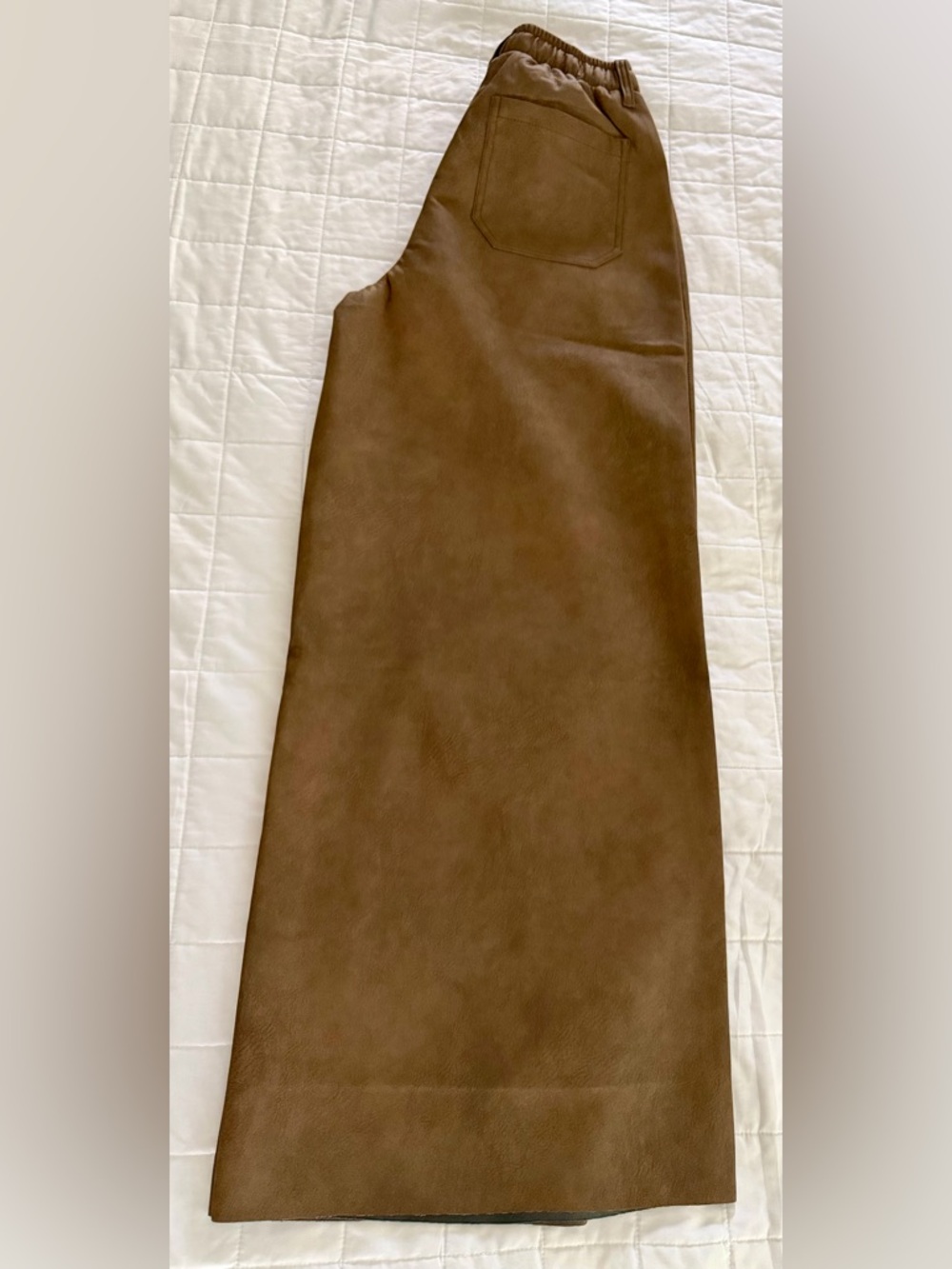 Vintage Havana Wide-Leg Brown Drawstring Pants Size S
